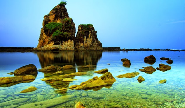 Pantai Sawarna Wisata Kawasan Banten